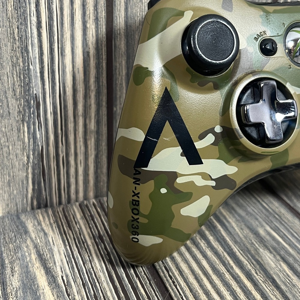 Microsoft Xbox 360 Wireless Controller Camouflage Special Edition Gaming 1403 - Picture 2 of 9